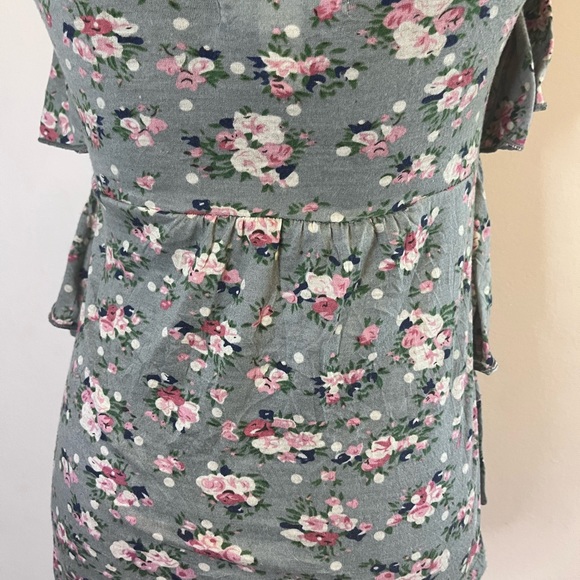 Boho Floral Ruffle Tank Top - Picture 9 of 9